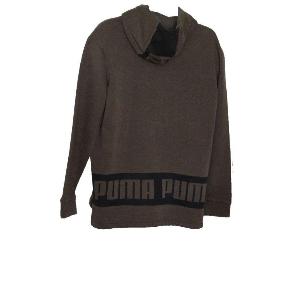 Puma Sweater Men's Green Casual Pullover Hoodie Sweatshirt size M - Picture 4 of 9